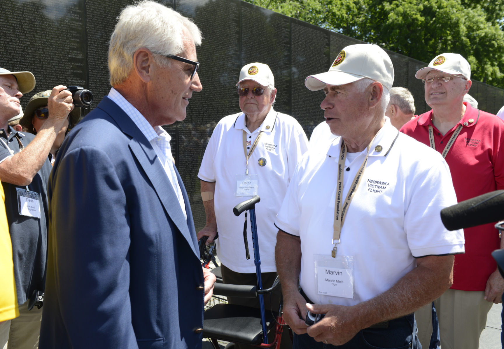 Nebraska Vietnam Combat Veterans Flight members tour Washington, DC